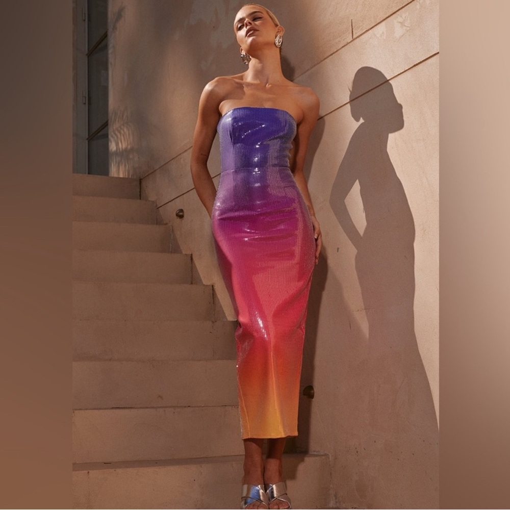 Run away the label Malibu midi dress